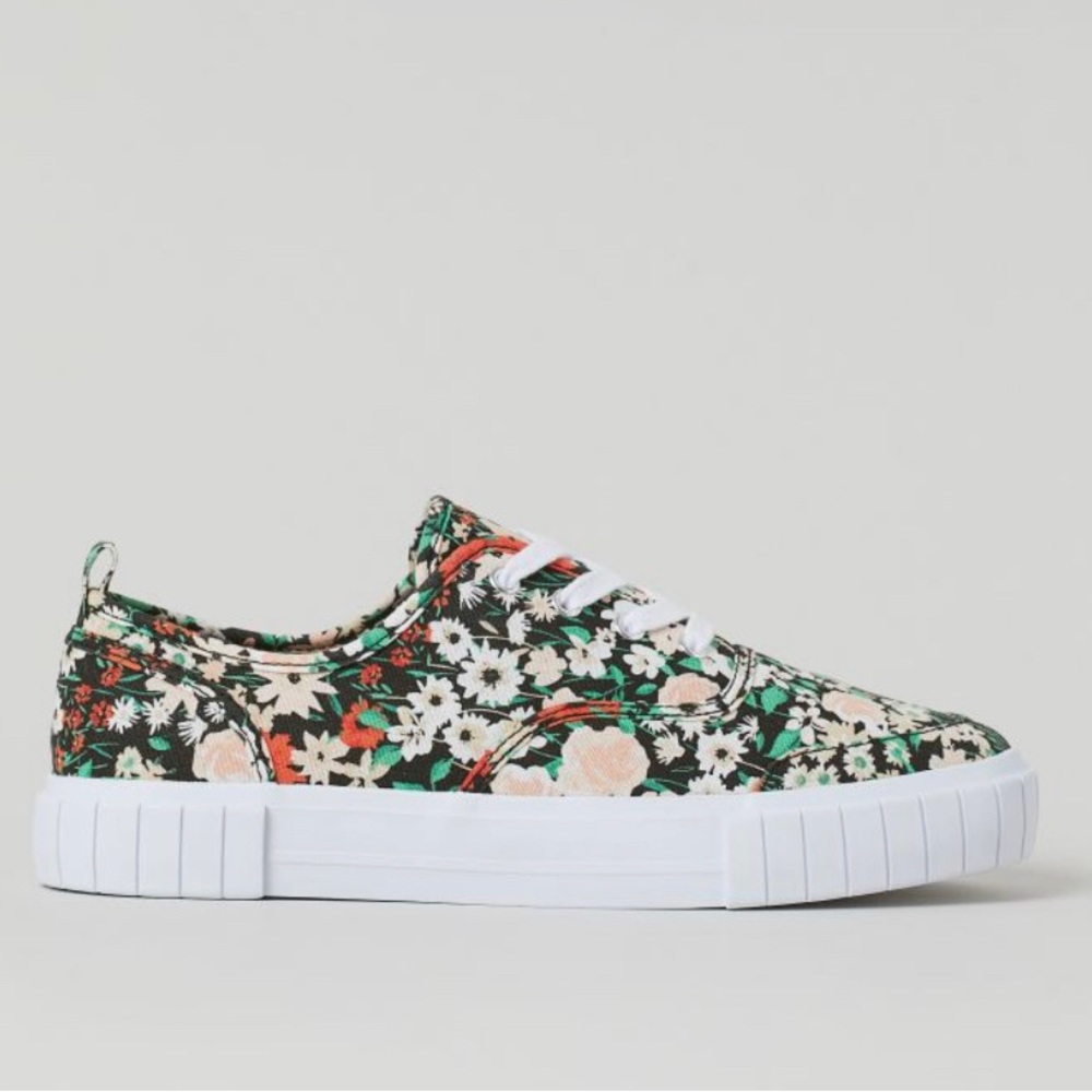 H&M Floral Trainers